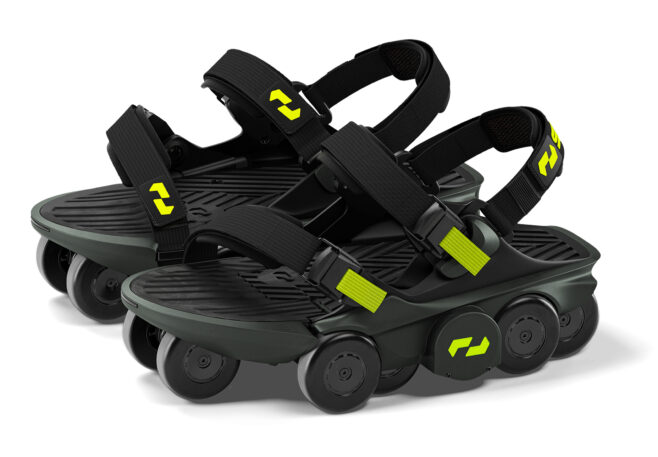 Illustrative example of moon walkers shoes
