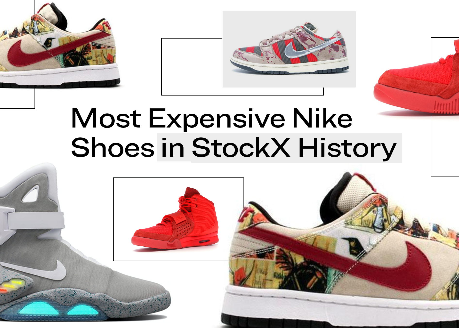 Illustrative example of most expensive nike shoes