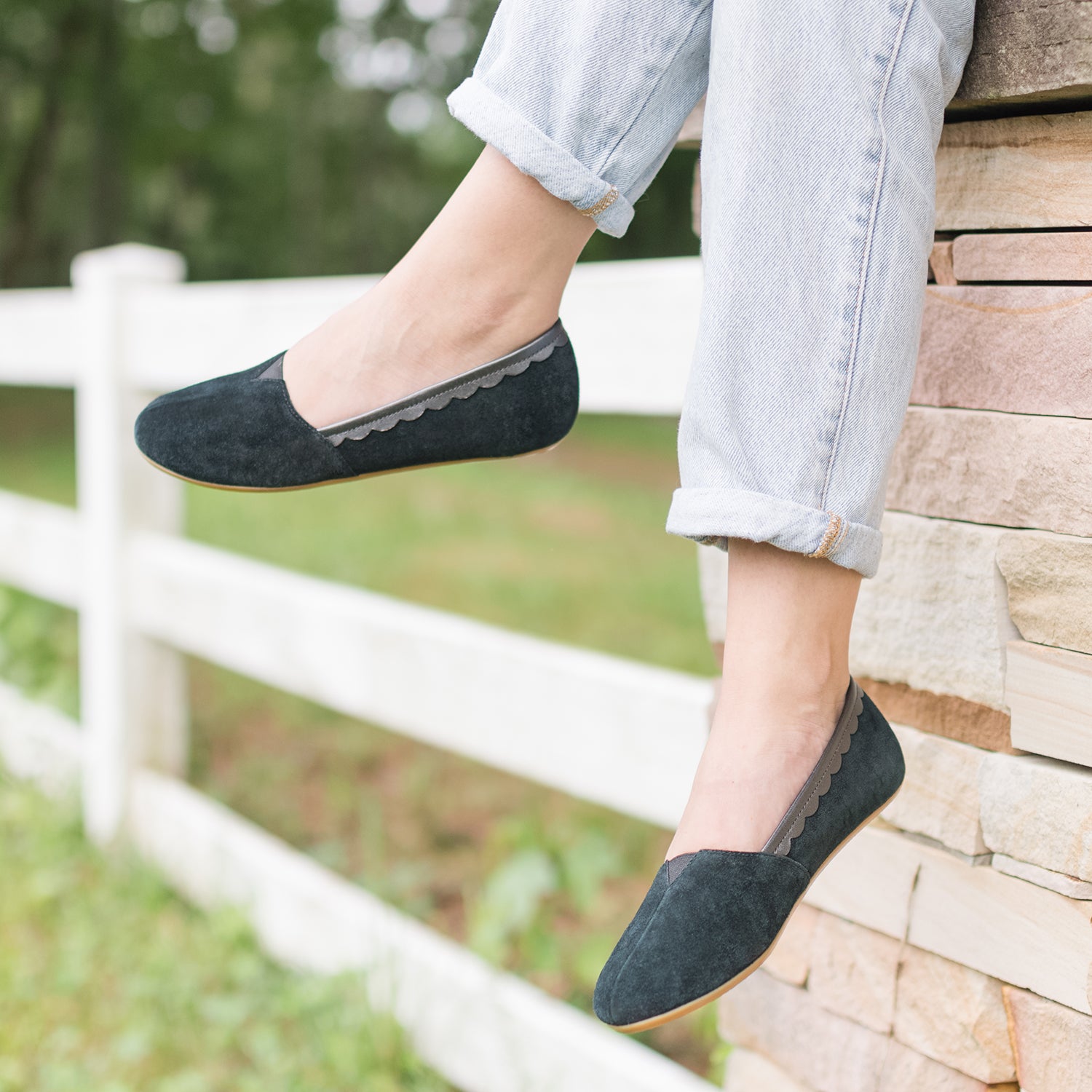Illustrative example of narrow shoes for women