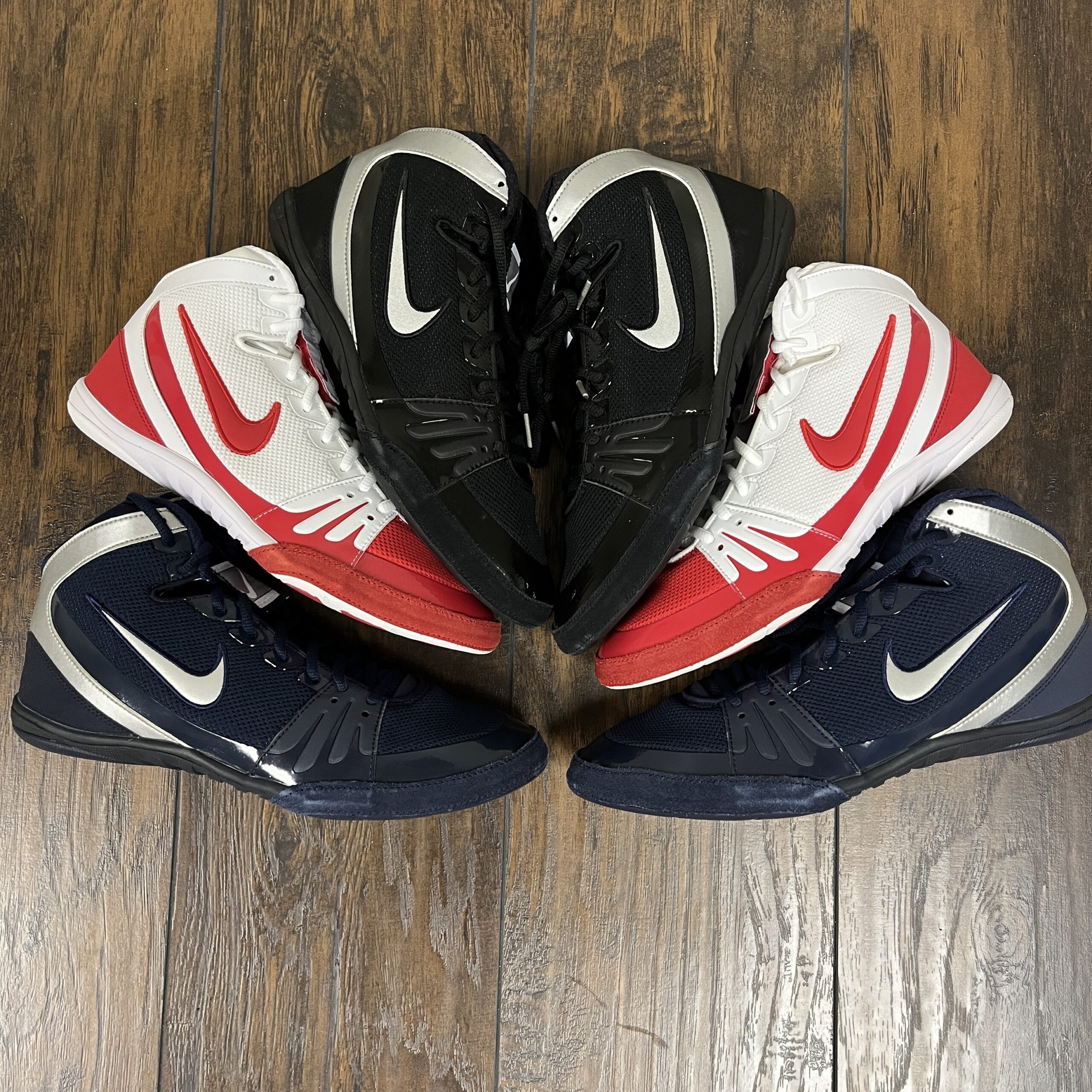 Illustrative example of nike freeks wrestling shoes