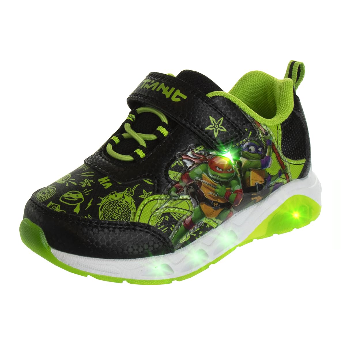 Illustrative example of ninja turtle shoes