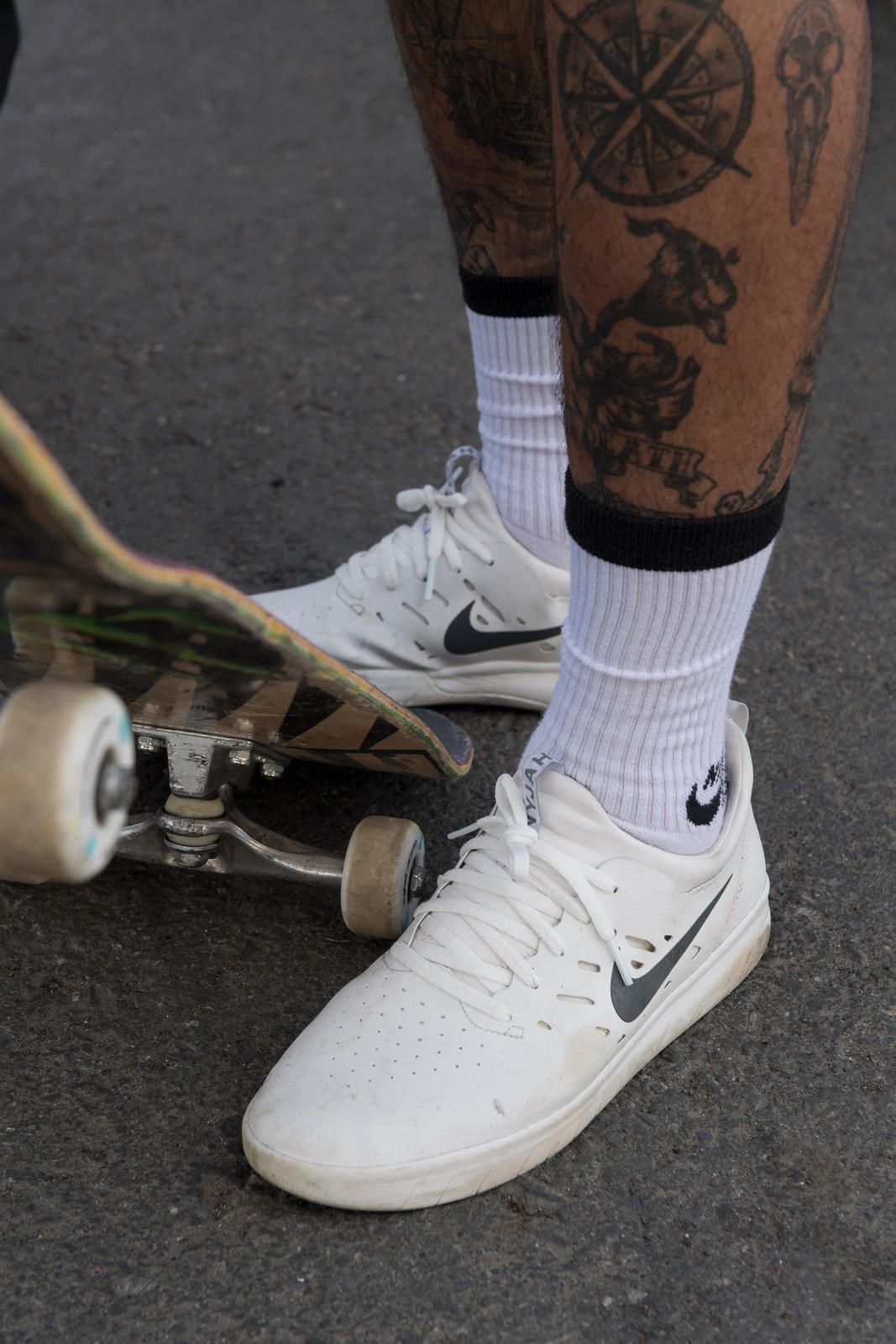 Illustrative example of nyjah huston shoes