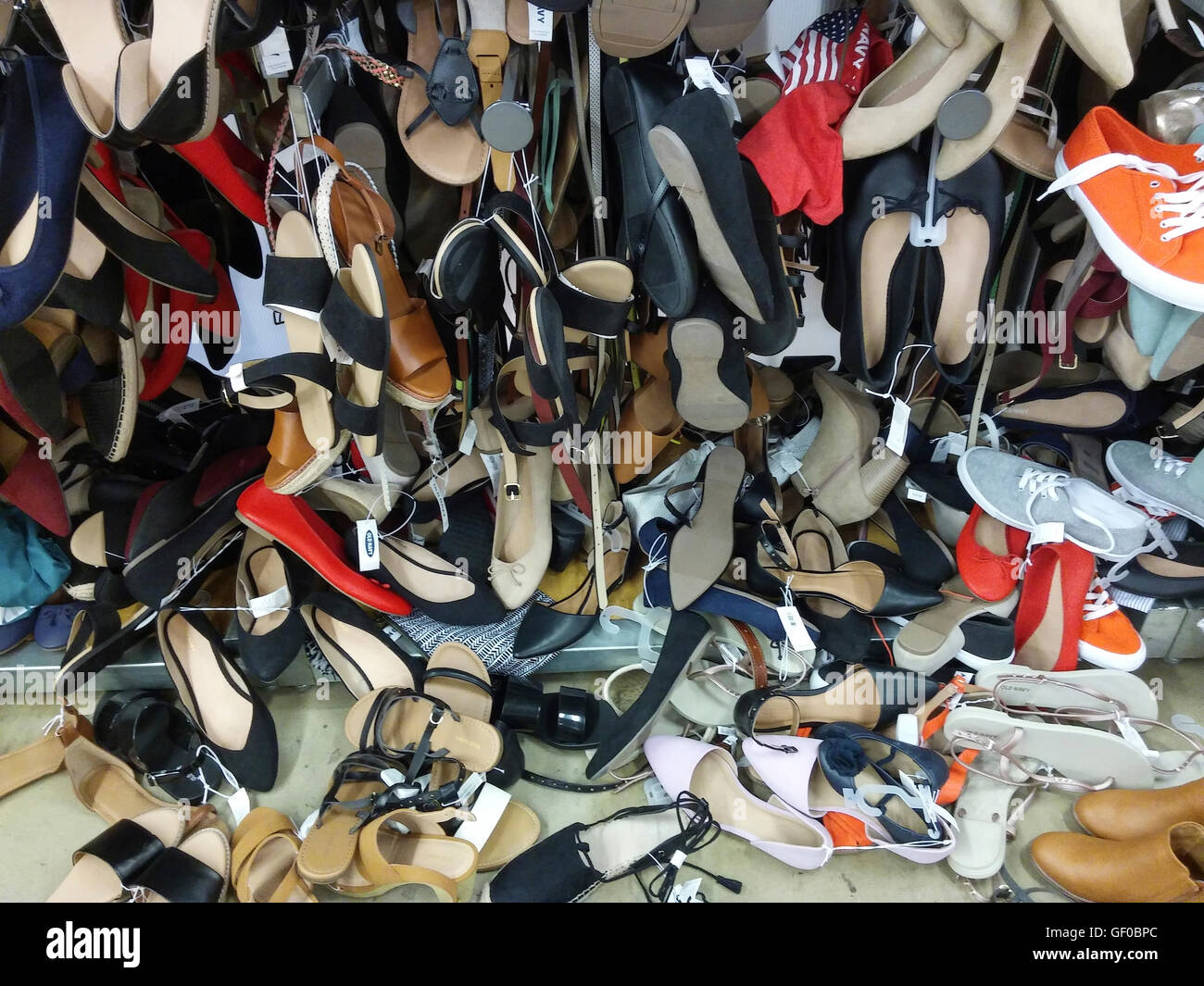Illustrative example of old navy shoes