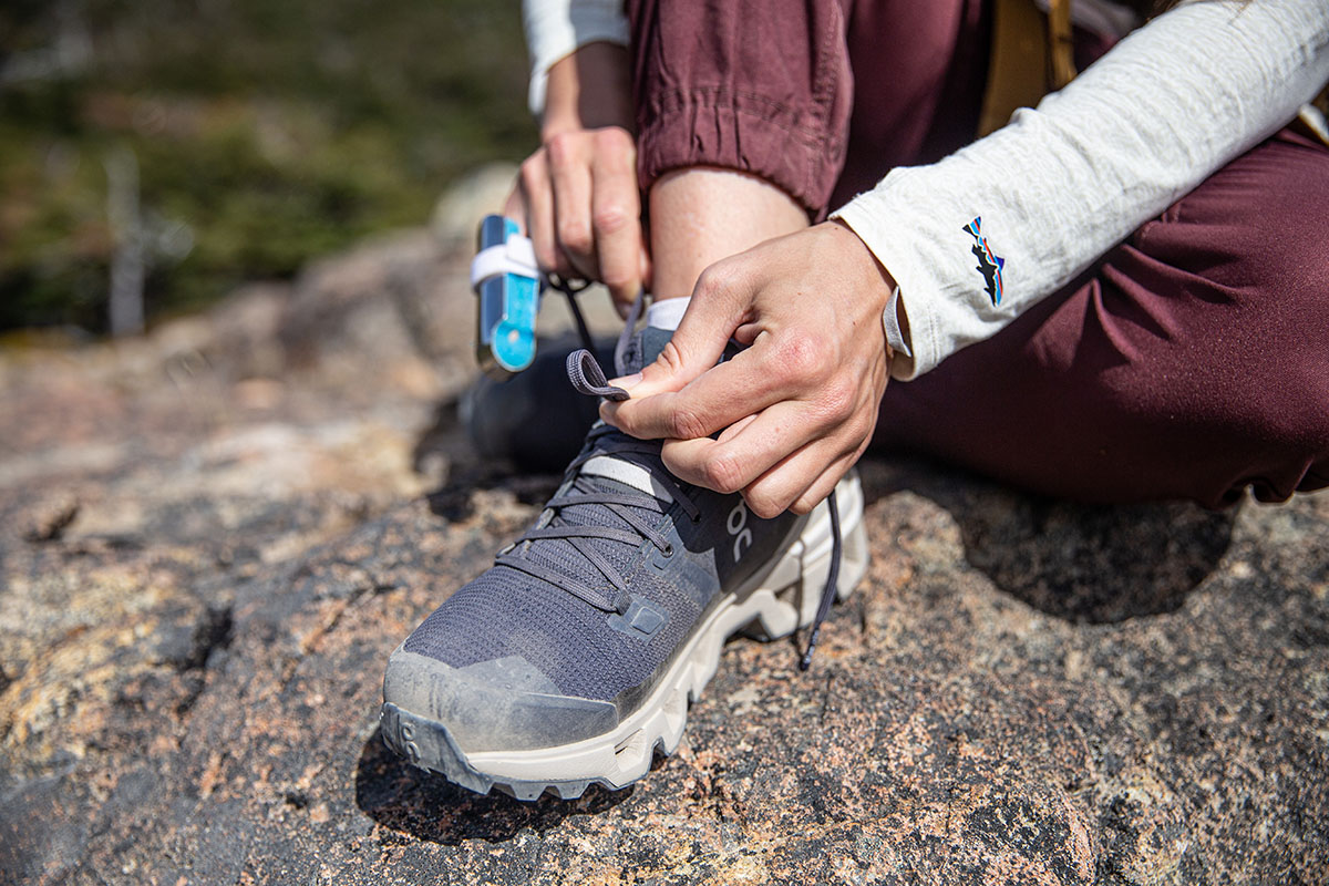 Illustrative example of on cloud hiking shoes
