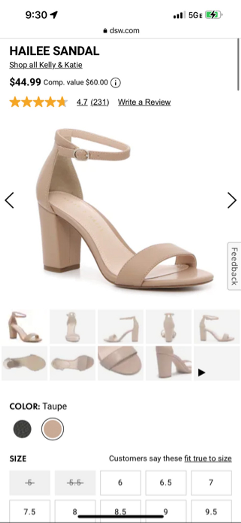 Illustrative example of open toe shoes