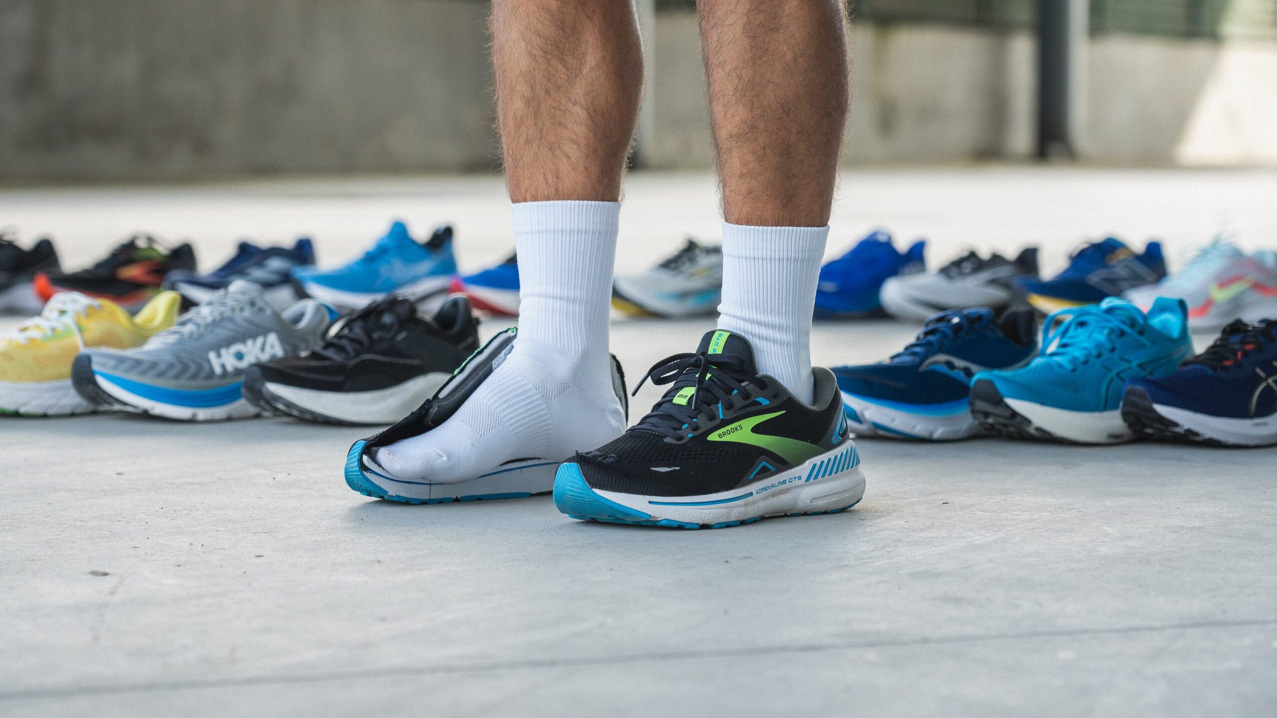 Illustrative example of overpronation shoes