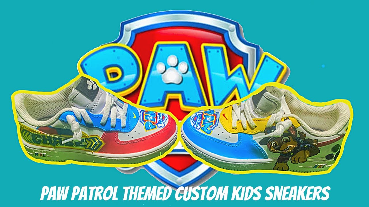 Illustrative example of paw patrol shoes