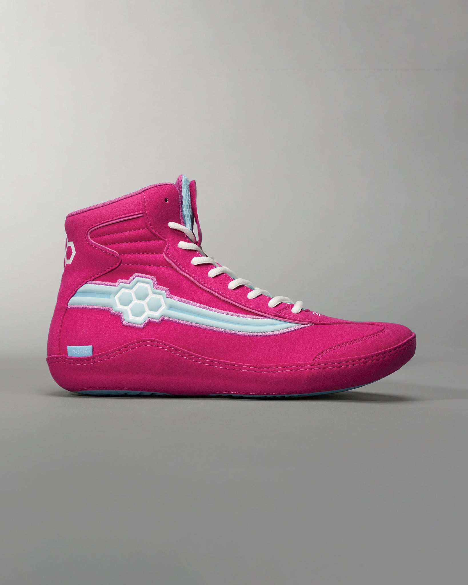 Illustrative example of pink wrestling shoes