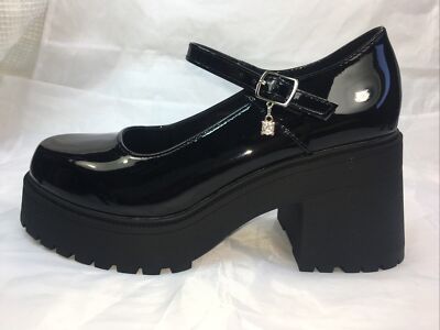 Illustrative example of platform mary jane shoes