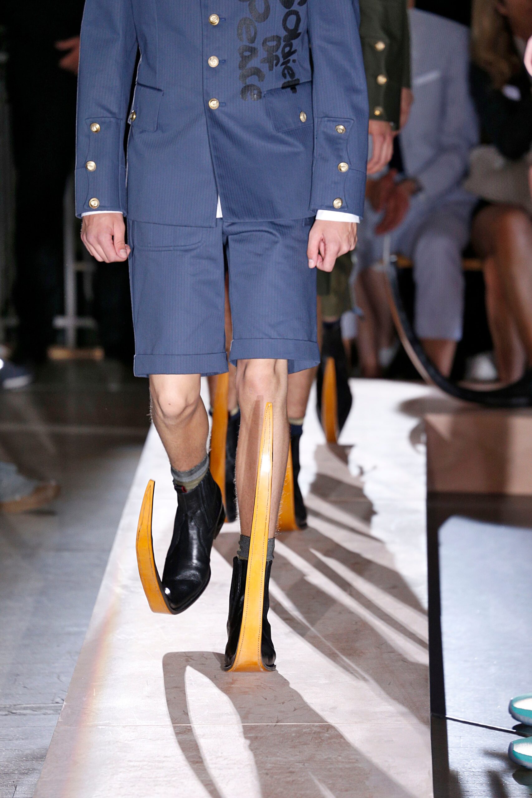 Illustrative example of pointy shoes