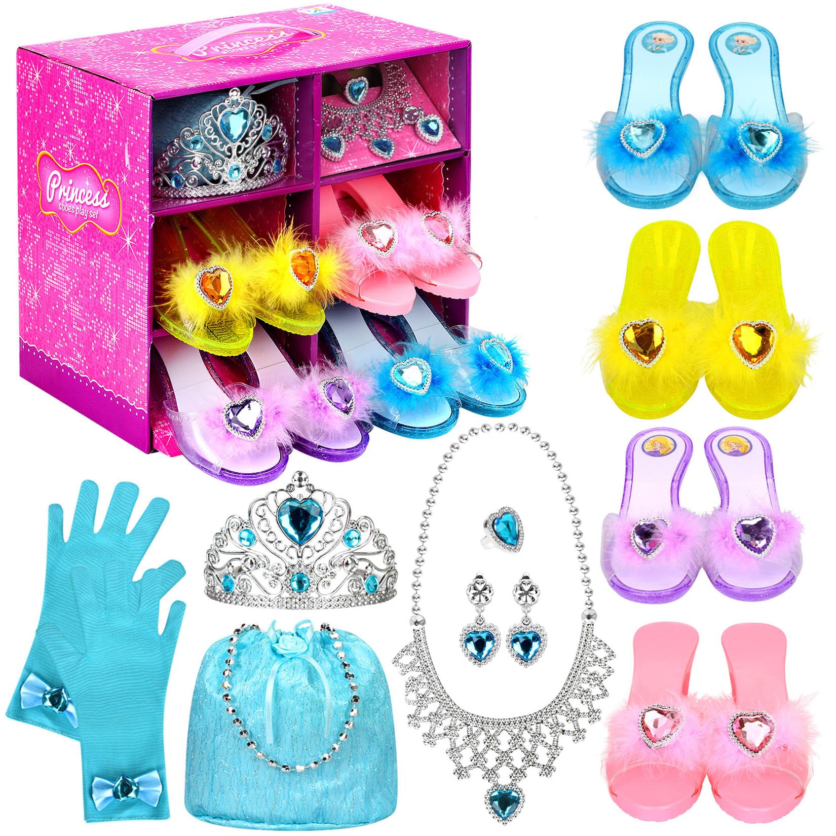 Illustrative example of princess shoes