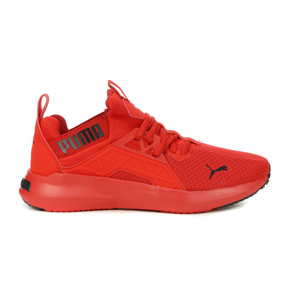 Illustrative example of puma red shoes