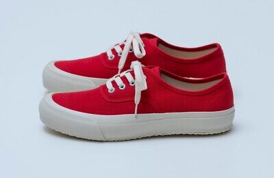 Illustrative example of red and white shoes
