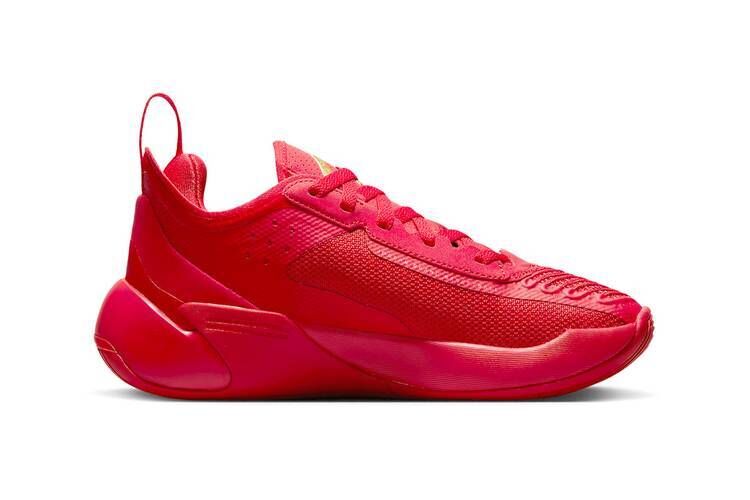 Illustrative example of red basketball shoes