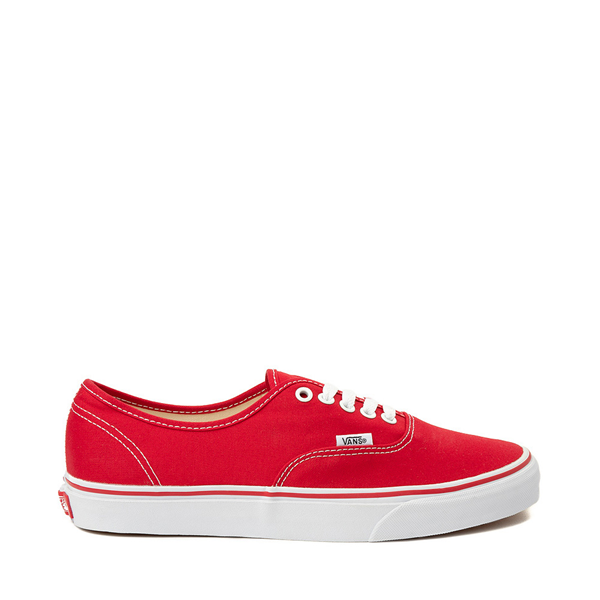 Illustrative example of red vans shoes