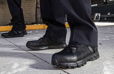 Illustrative example of reebok work shoes