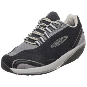 Illustrative example of rocker bottom shoes