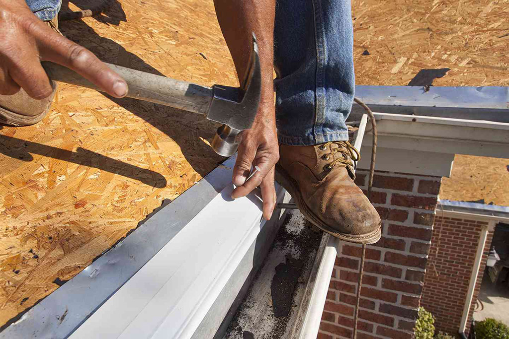 Illustrative example of roofing shoes
