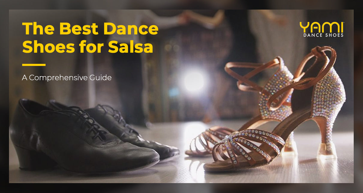 Illustrative example of salsa dance shoes
