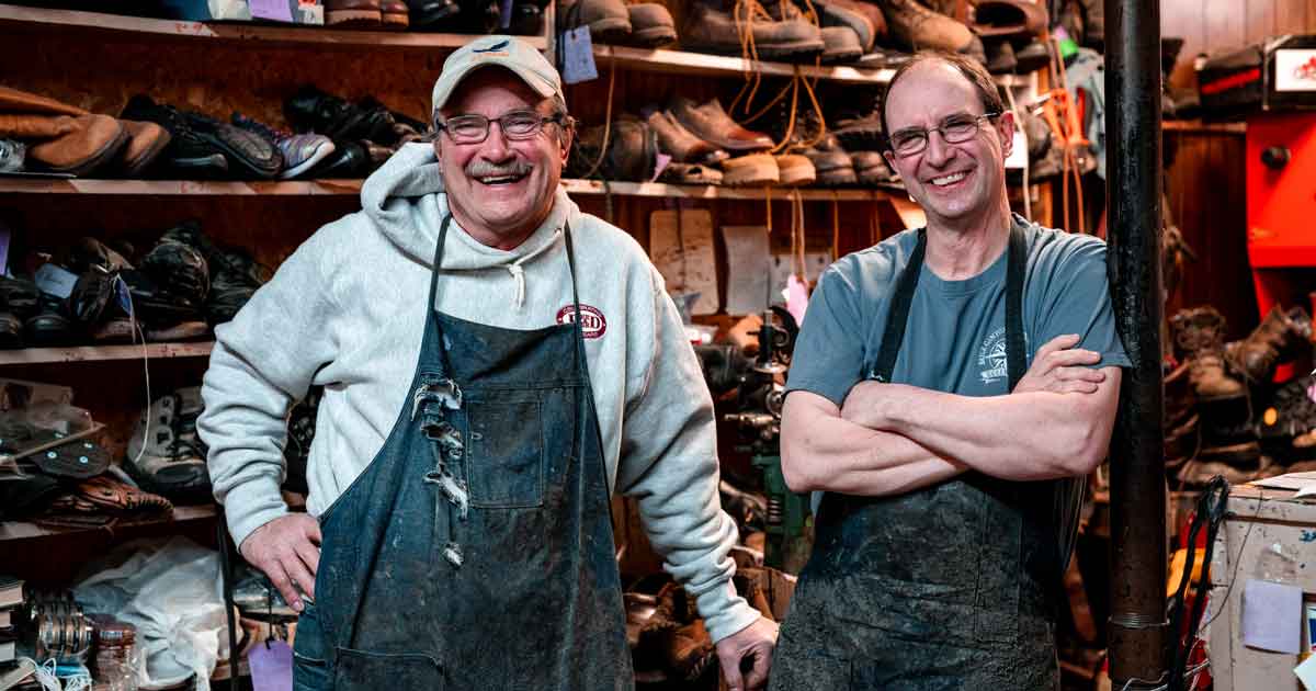 Illustrative example of shoe cobbler near me