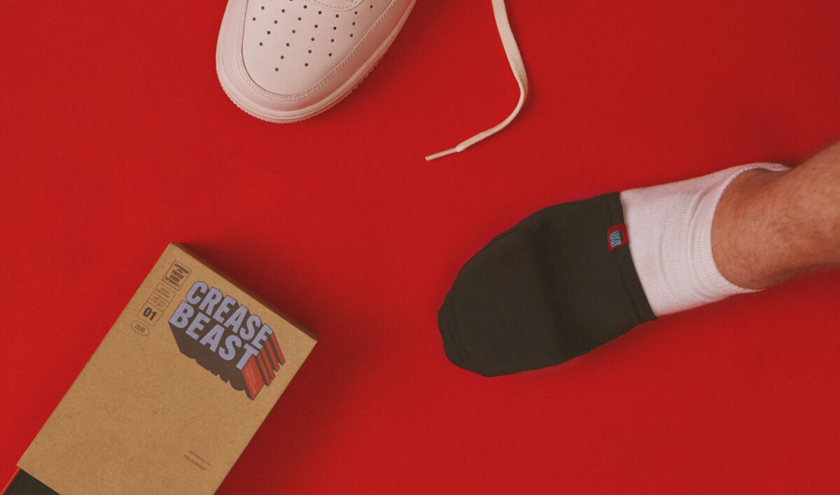Illustrative example of shoe crease protector
