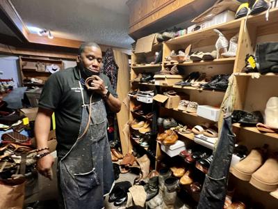Illustrative example of shoe hospital
