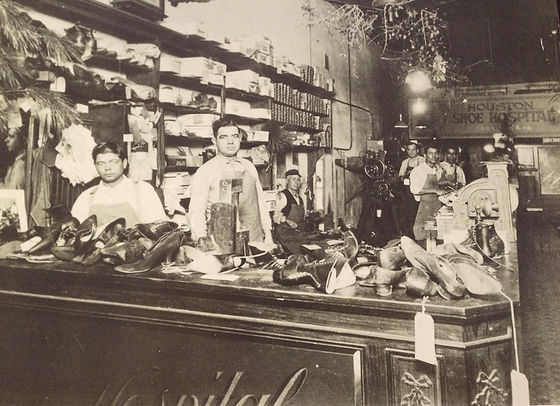Illustrative example of shoe hospital