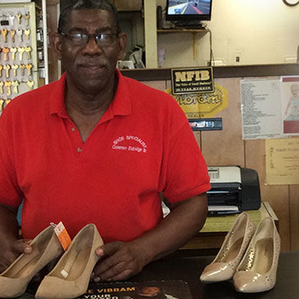 Illustrative example of shoe repair shop near me