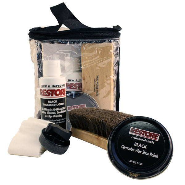 Illustrative example of shoe shine kit