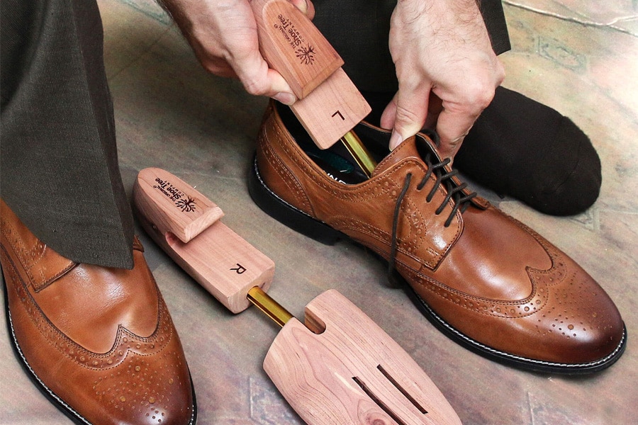 Illustrative example of shoe trees