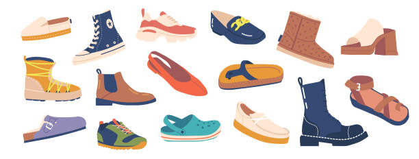 Illustrative example of shoes clipart