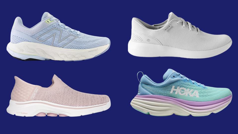 Illustrative example of shoes for swollen feet