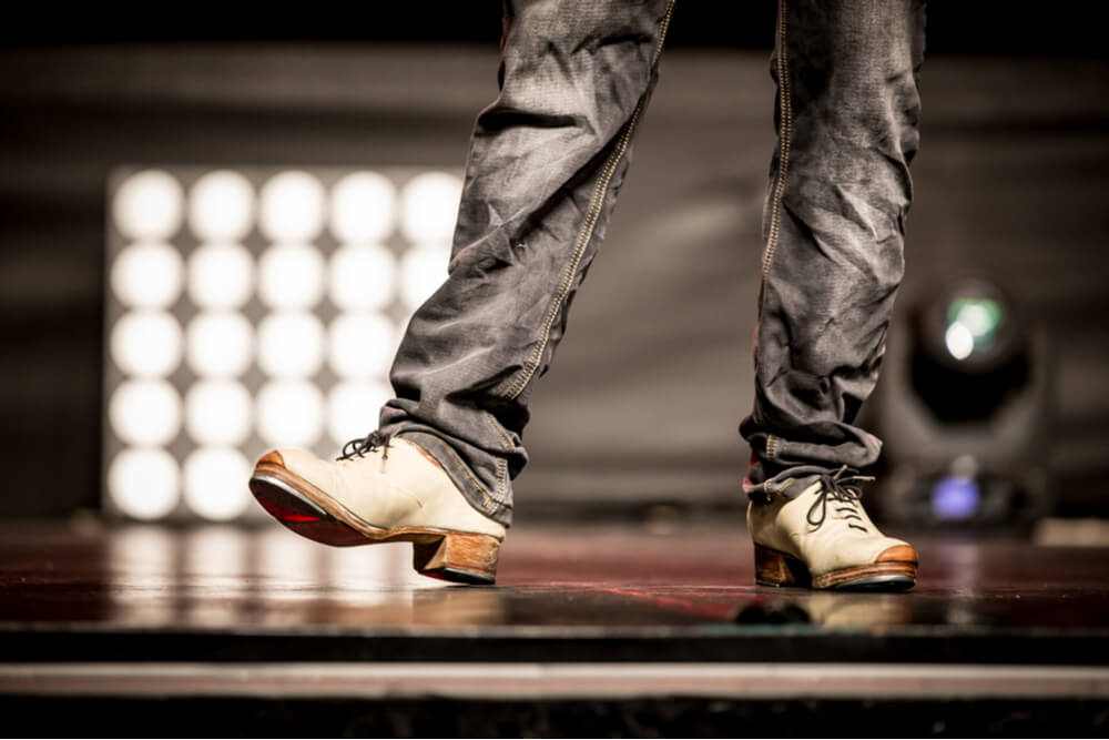 Illustrative example of shoes tap dance