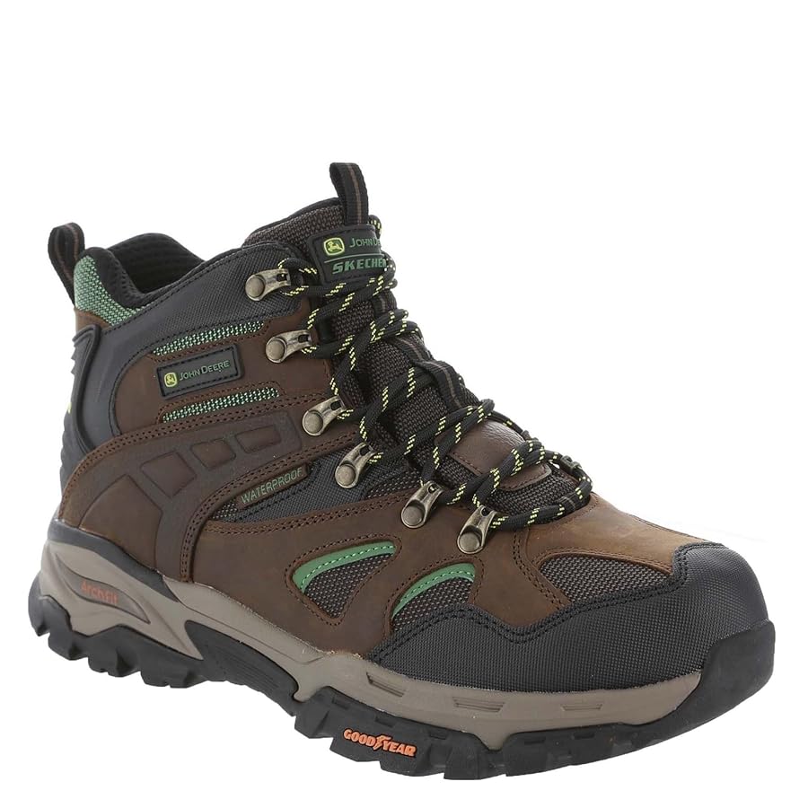 Illustrative example of skechers hiking shoes