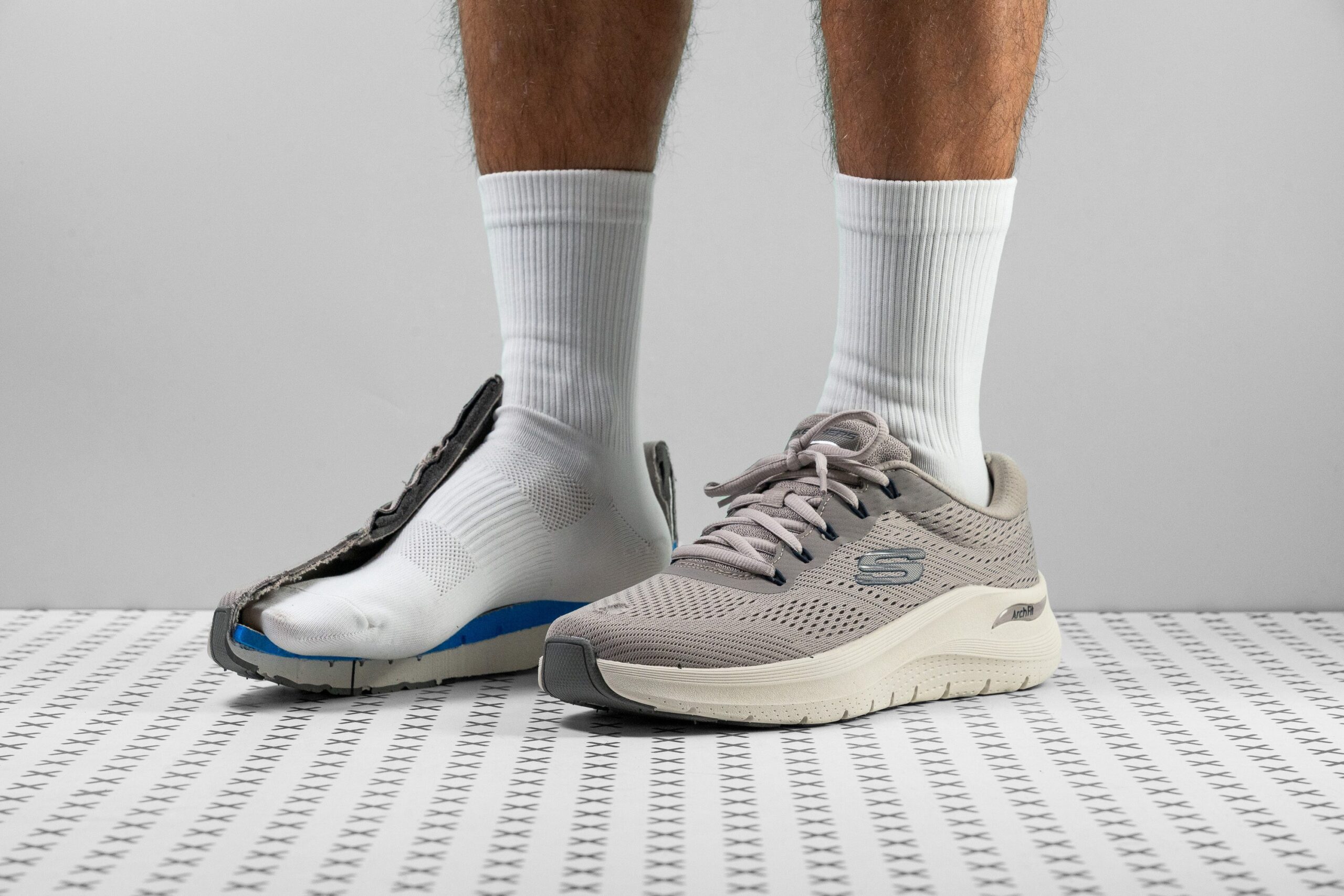 Illustrative example of skechers orthopedic shoes