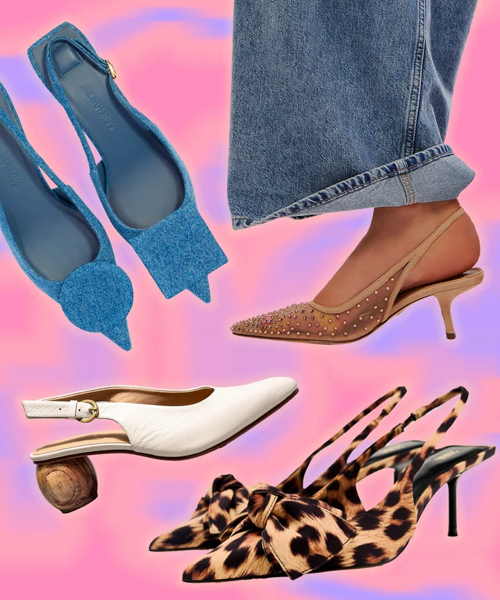 Illustrative example of slingback shoes