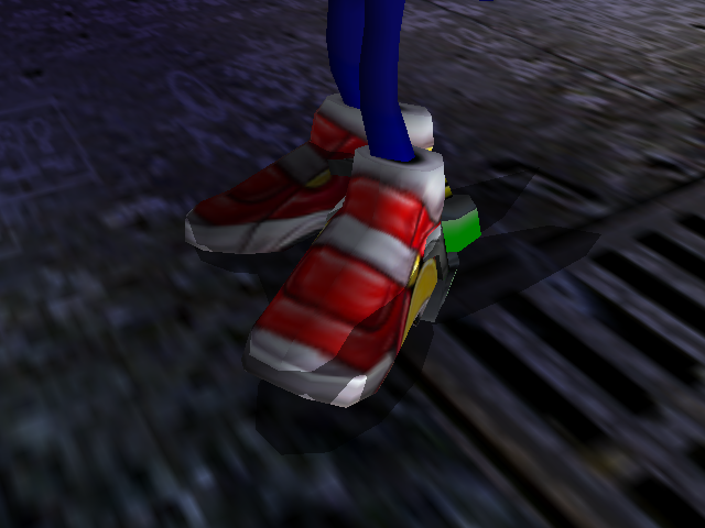 Illustrative example of sonic shoes