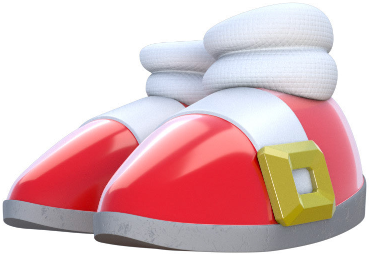 Illustrative example of sonic shoes
