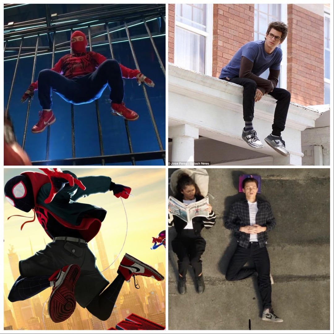 Illustrative example of spider man shoes