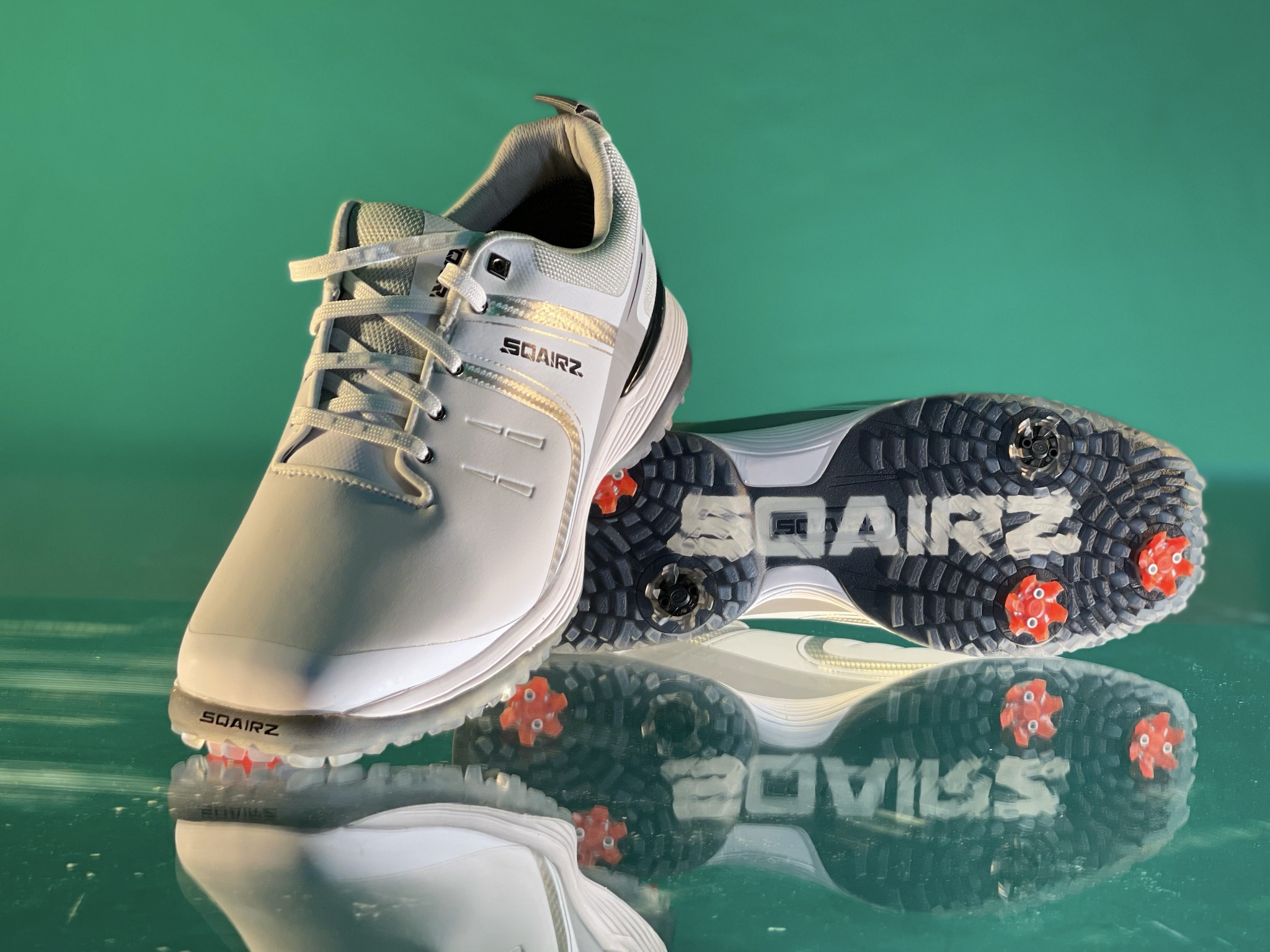 Illustrative example of sqairz golf shoes
