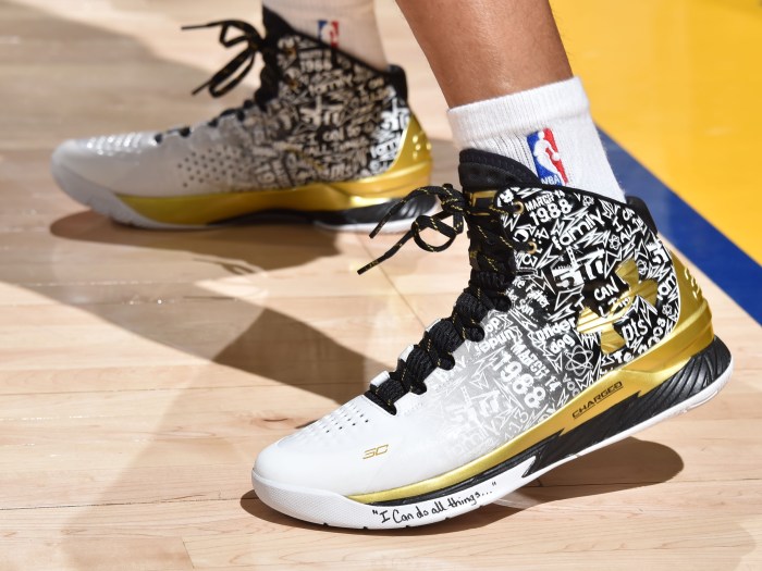Illustrative example of stephen curry shoes