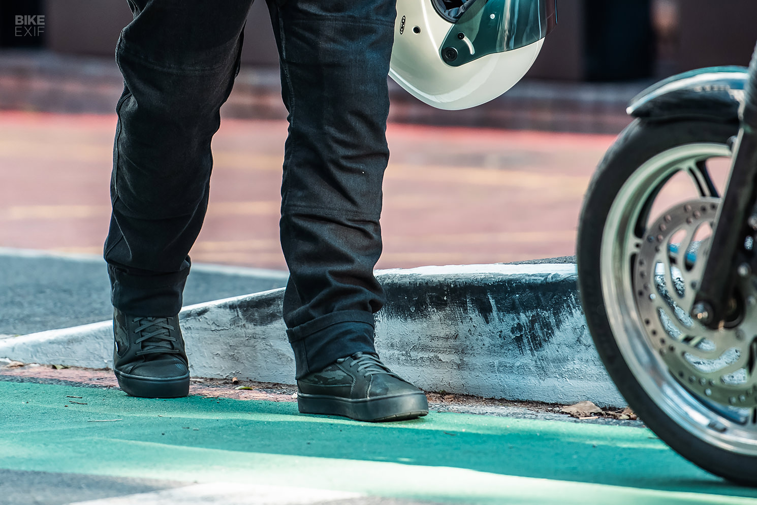 Illustrative example of street rider shoes