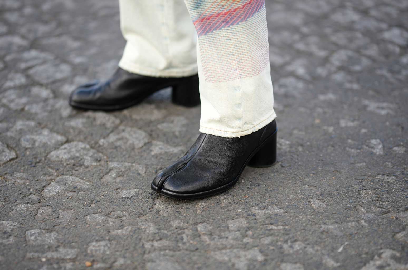 Illustrative example of tabi shoes margiela