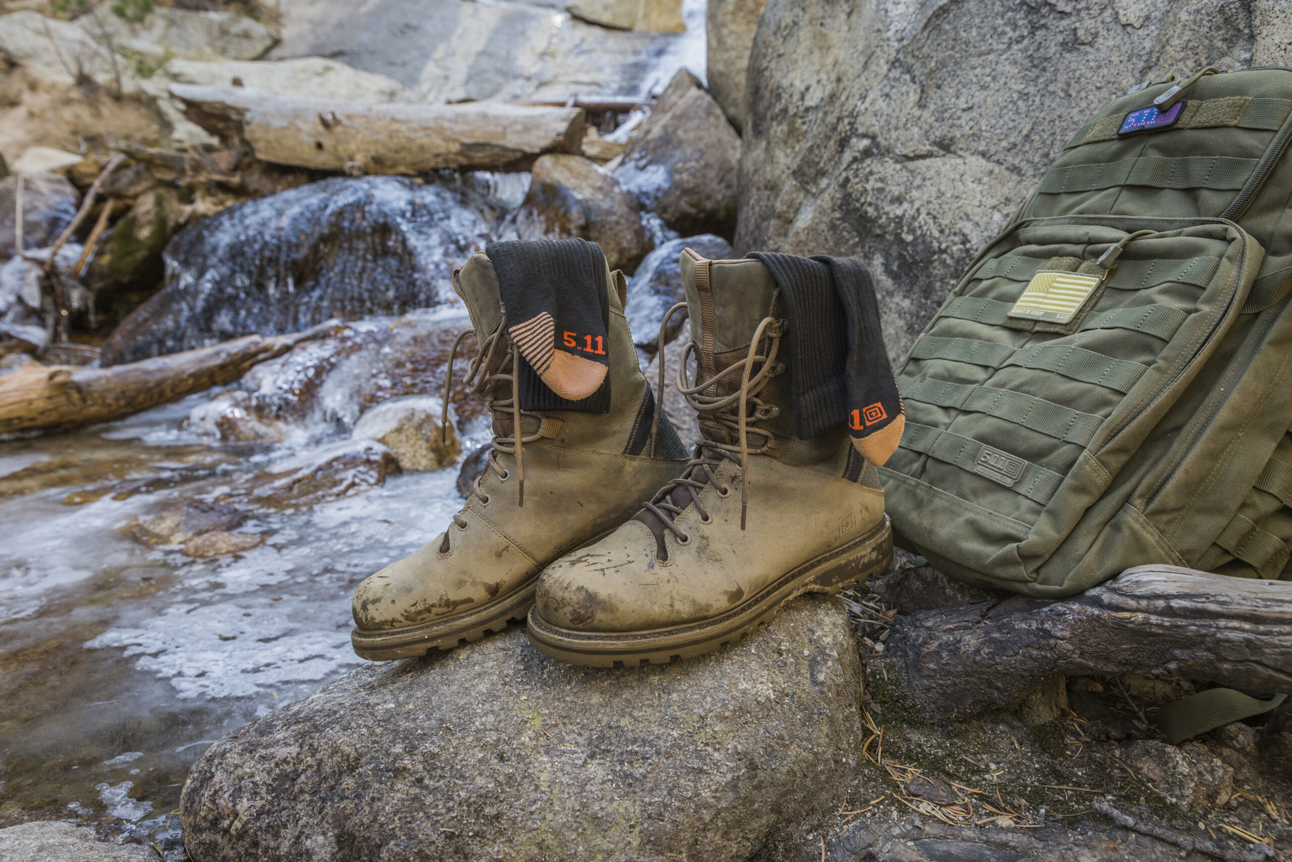Illustrative example of tactical shoes