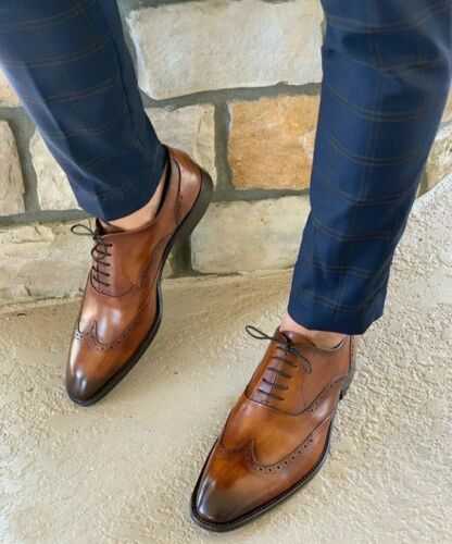 Illustrative example of tan shoes