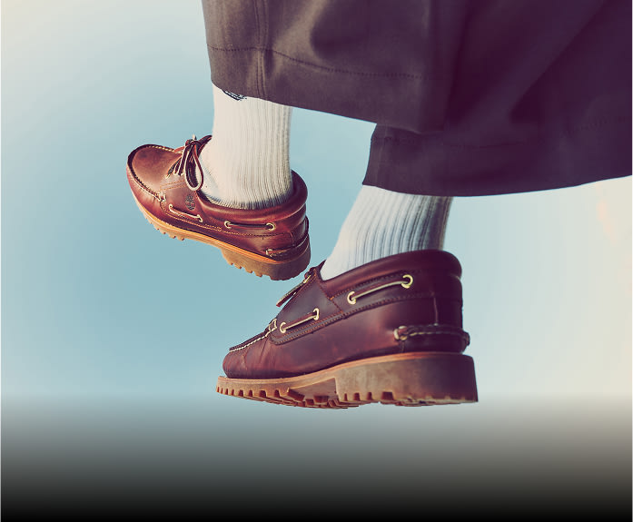 Illustrative example of timberland boat shoes