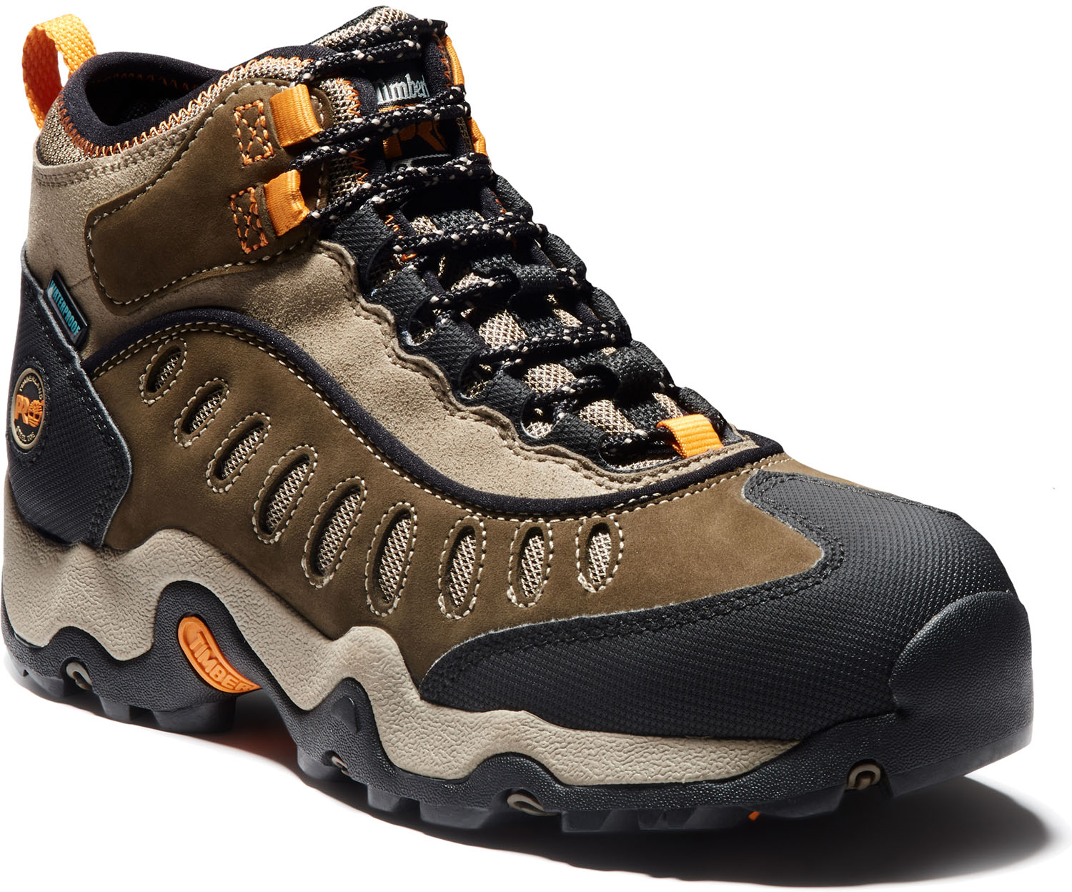 Illustrative example of timberland hiking shoes
