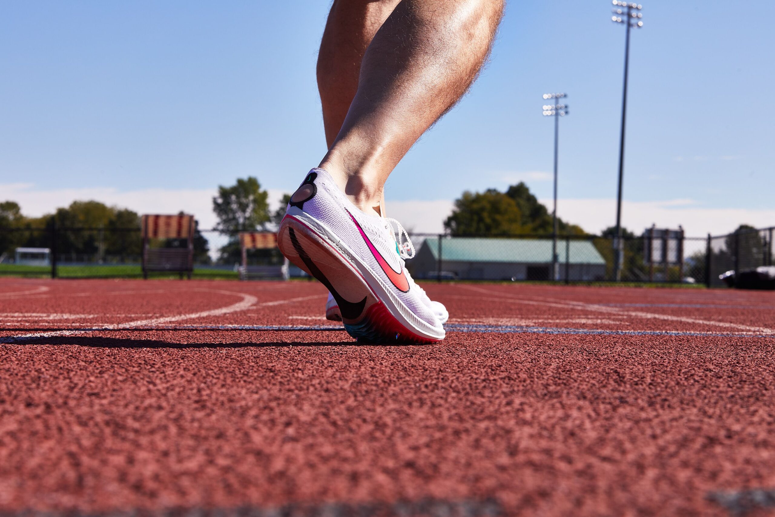 Illustrative example of track and field shoes