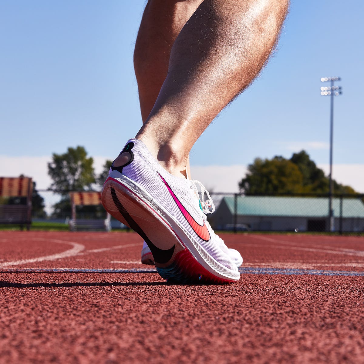 Illustrative example of track and field shoes