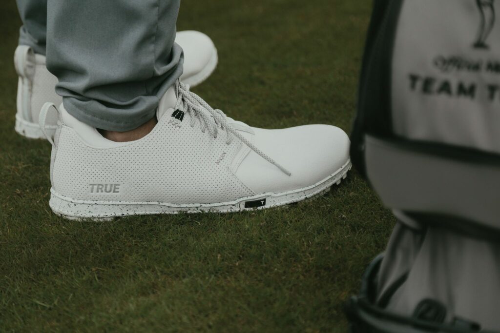 Illustrative example of true golf shoes